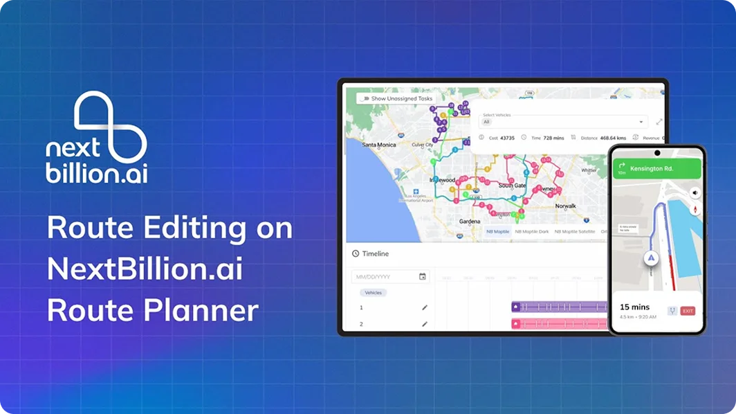Specific Route Experience the power of Route Optimization - NextBillion.ai