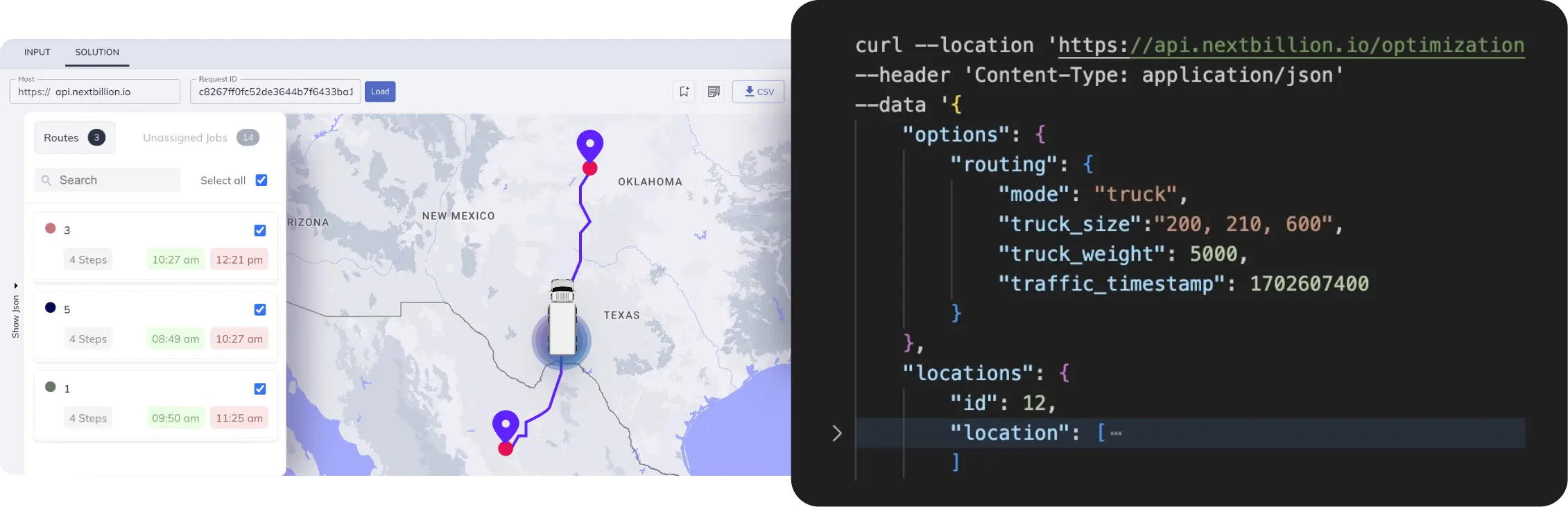 truck routing