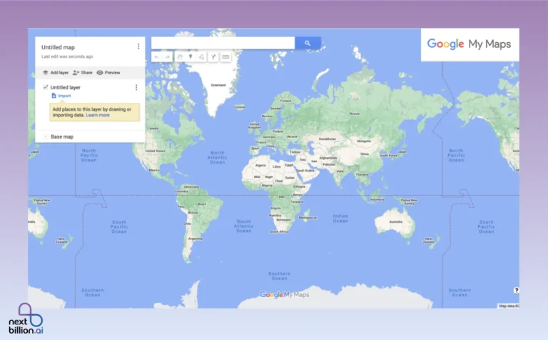 Google Maps Trips Planner