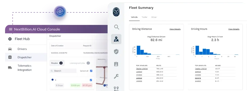 Swiftly integrate your telematics stack with NextBillion.ai Route Optimization API
