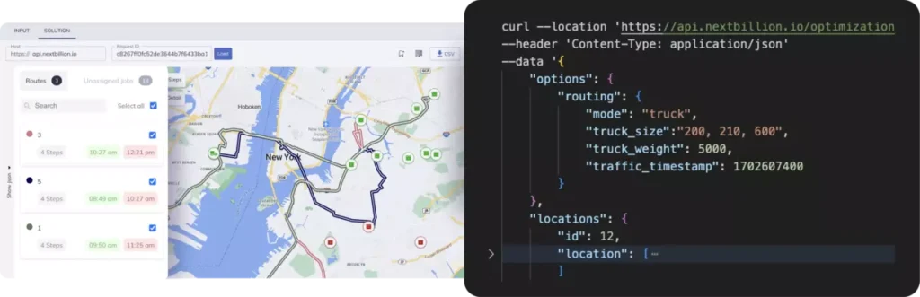 Route optimization NextBillion.ai