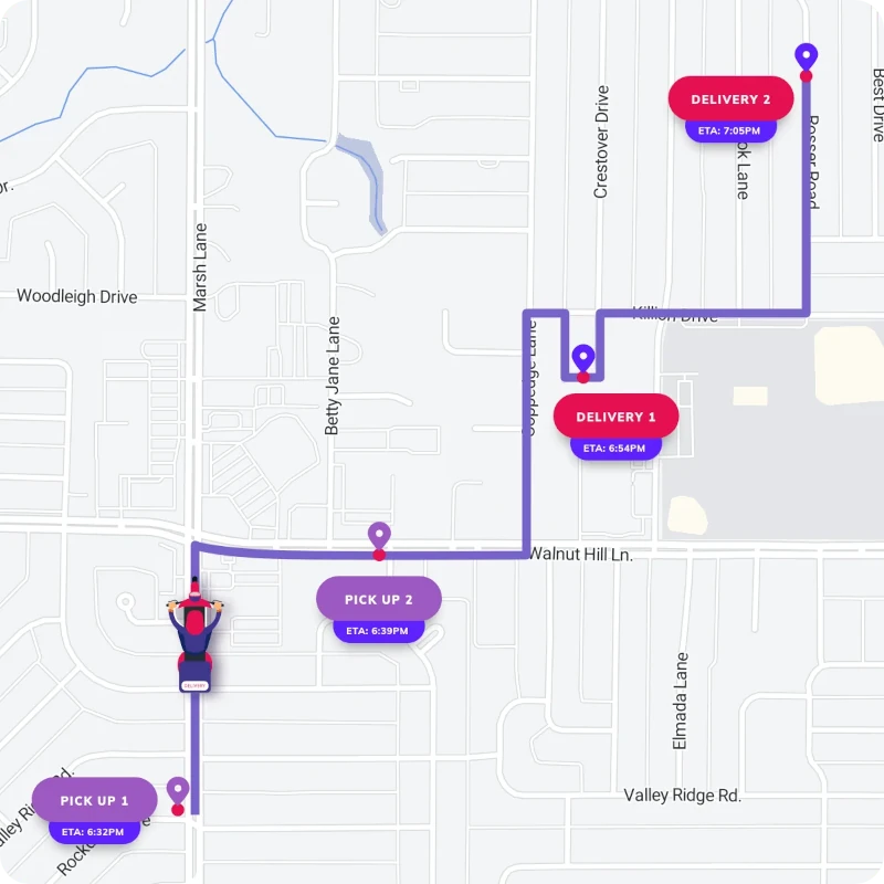 clustering deliveries