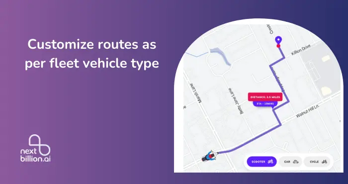 Customise Routes as Per Fleet Vehicle Type