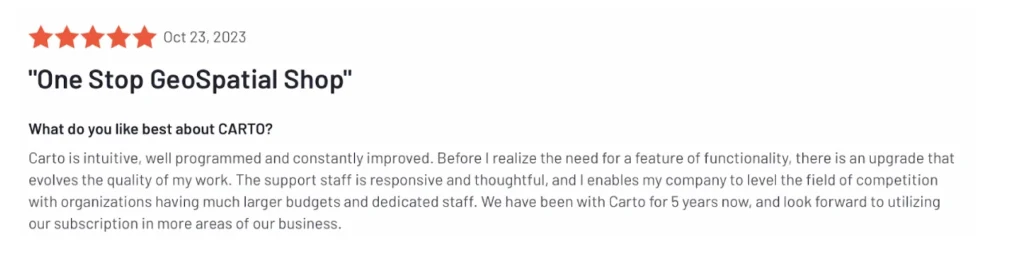 carto review