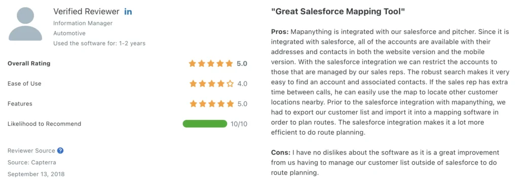 salesforce reviews