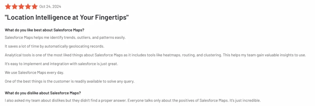 salesforce reviews