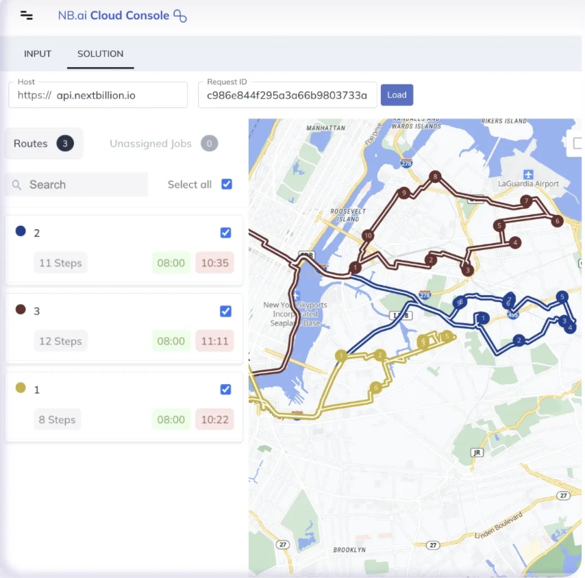 pre planned routes