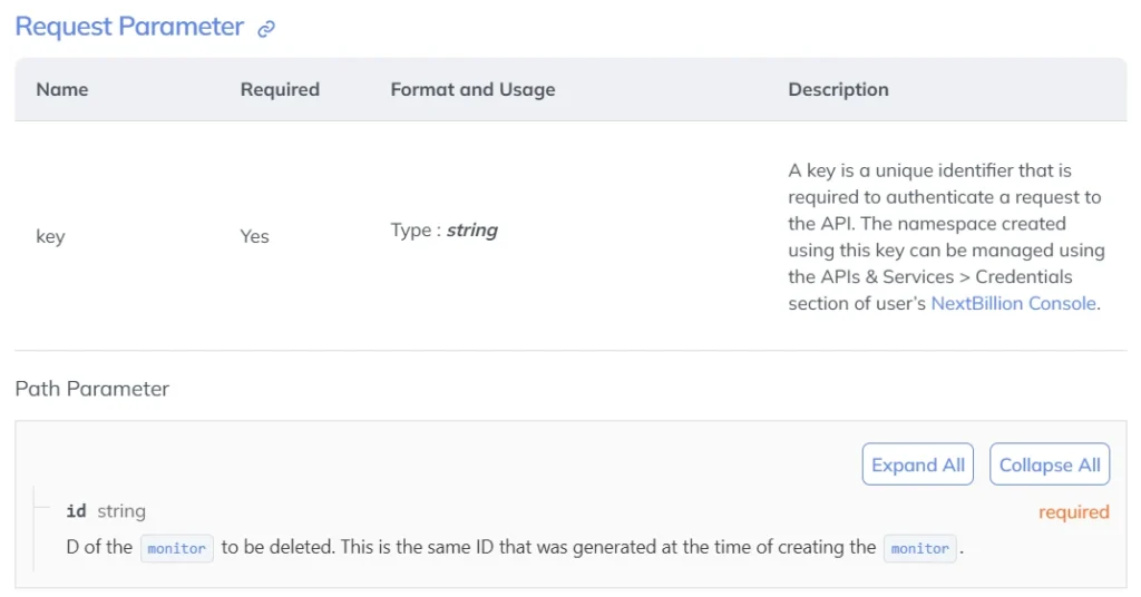 request parameter