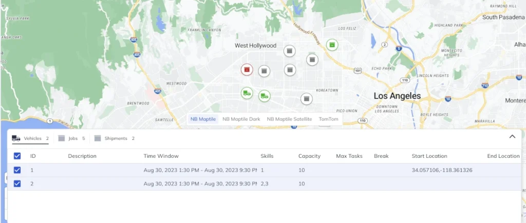 route planner reverse logistics