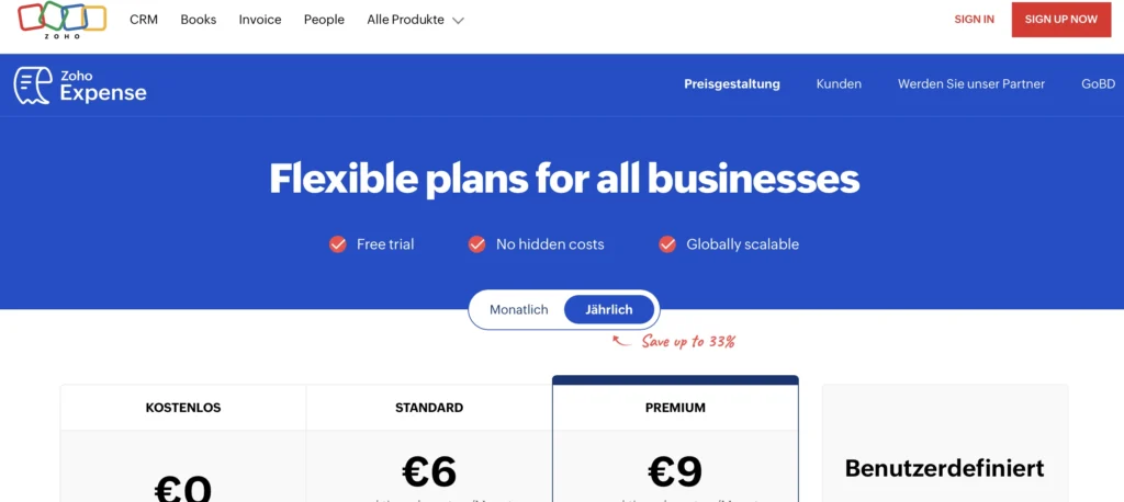 zoho expense