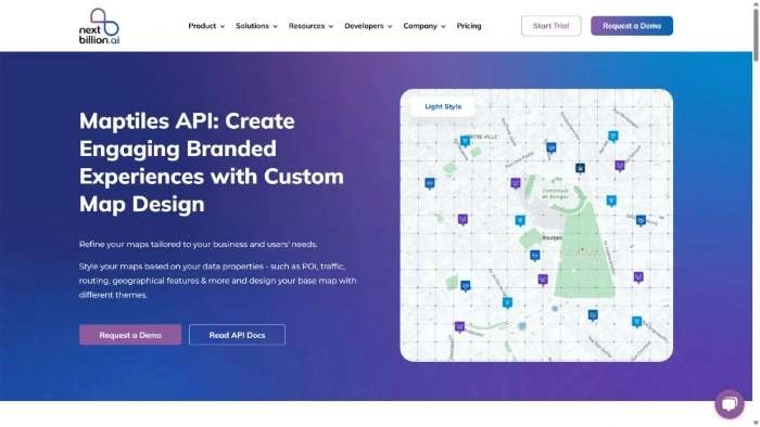 maptiles api by nextbillion