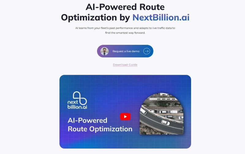 NextBillion AI route optimization