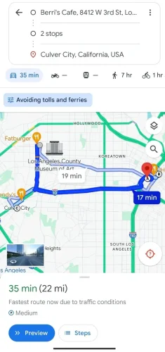 Final Route Review