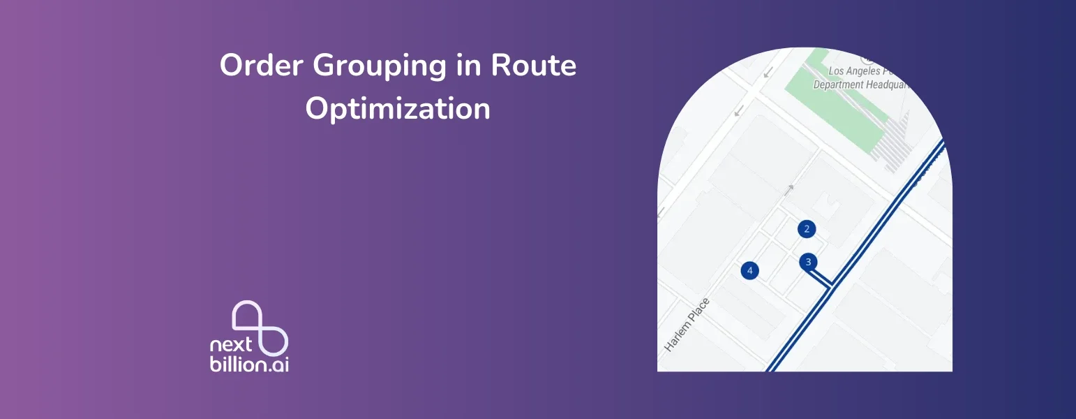 Order Grouping in Route Optimization