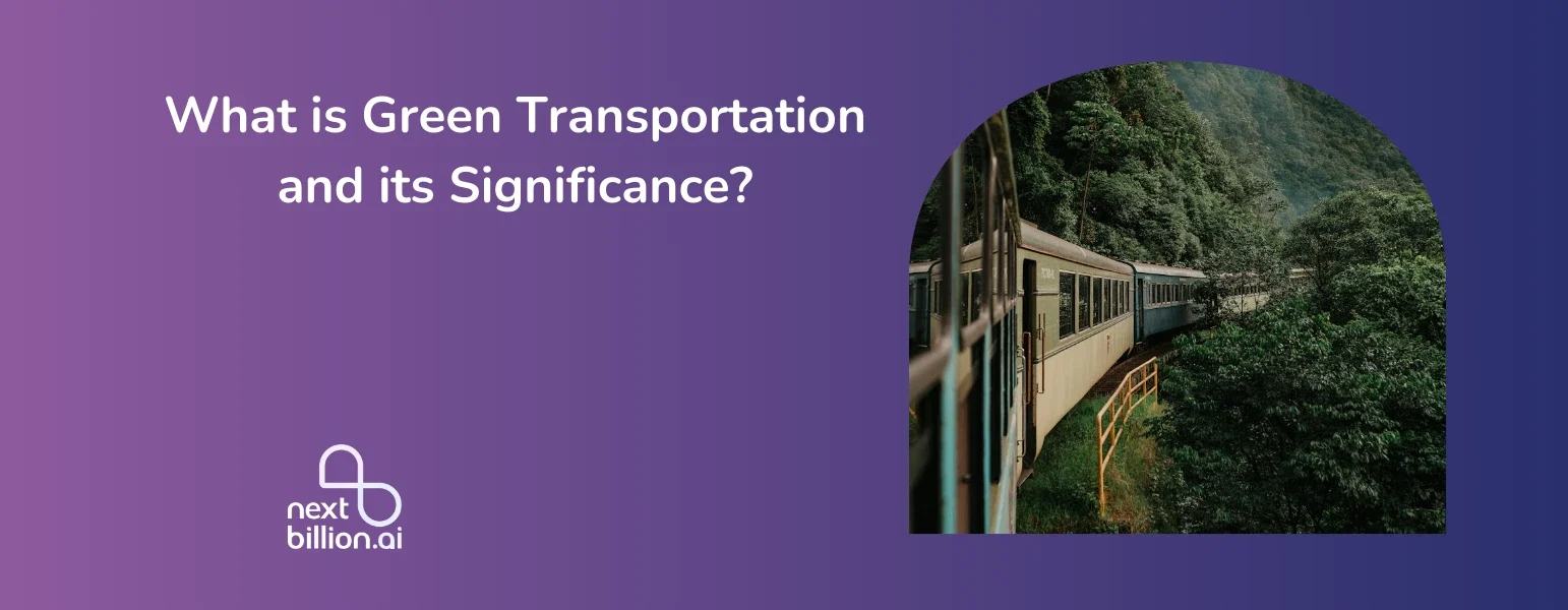 green transportation and its significance